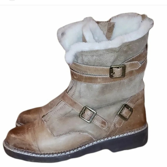 Distressed Combat Boots - Picture 4 of 6